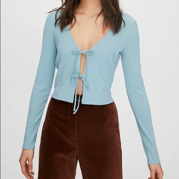 Wilfred Only Tie-Front Longsleeve - Picture 3 of 3